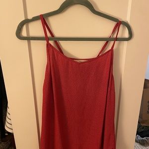 Loft Red Tank with Black Design